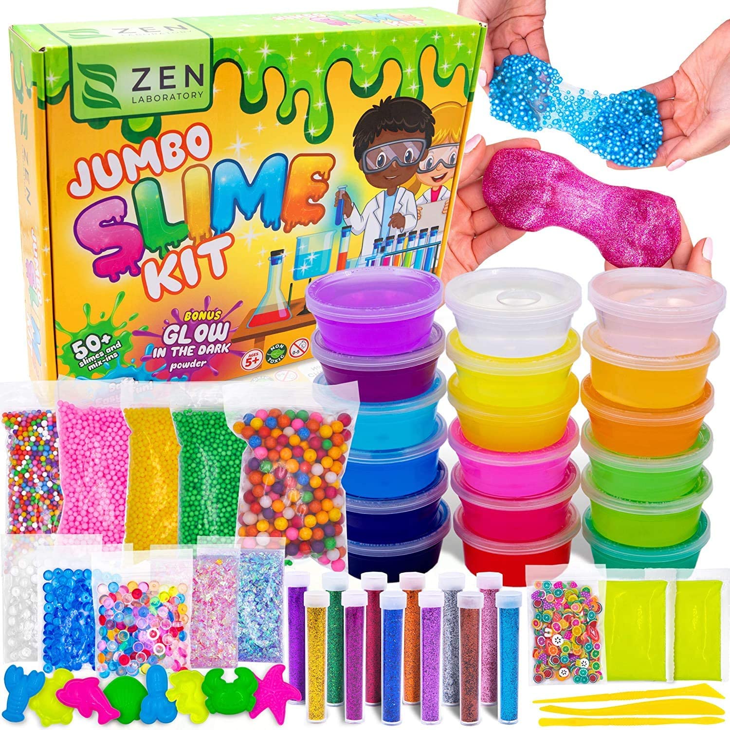 Original Stationery Fluffy Slime Kit for Girls Everything in One Box to Make Ice